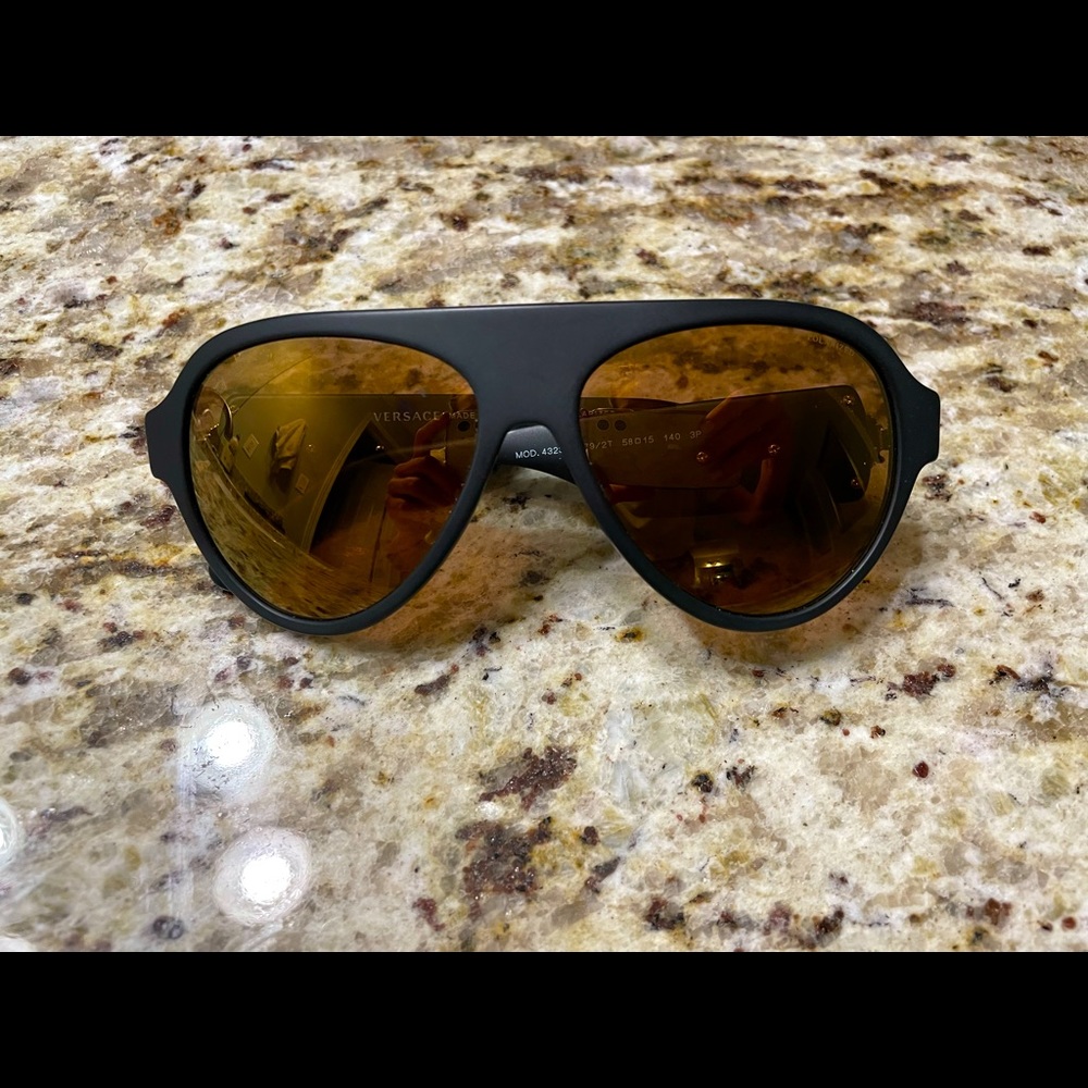 Versace Polarized Sunglasses VE4323 black matte
